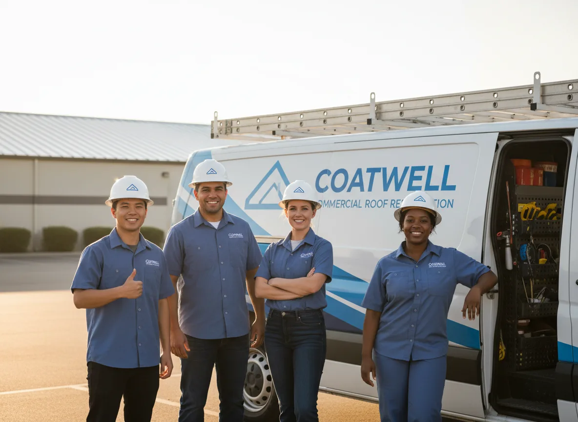 Commercial roof coating company in Stoutland, MO